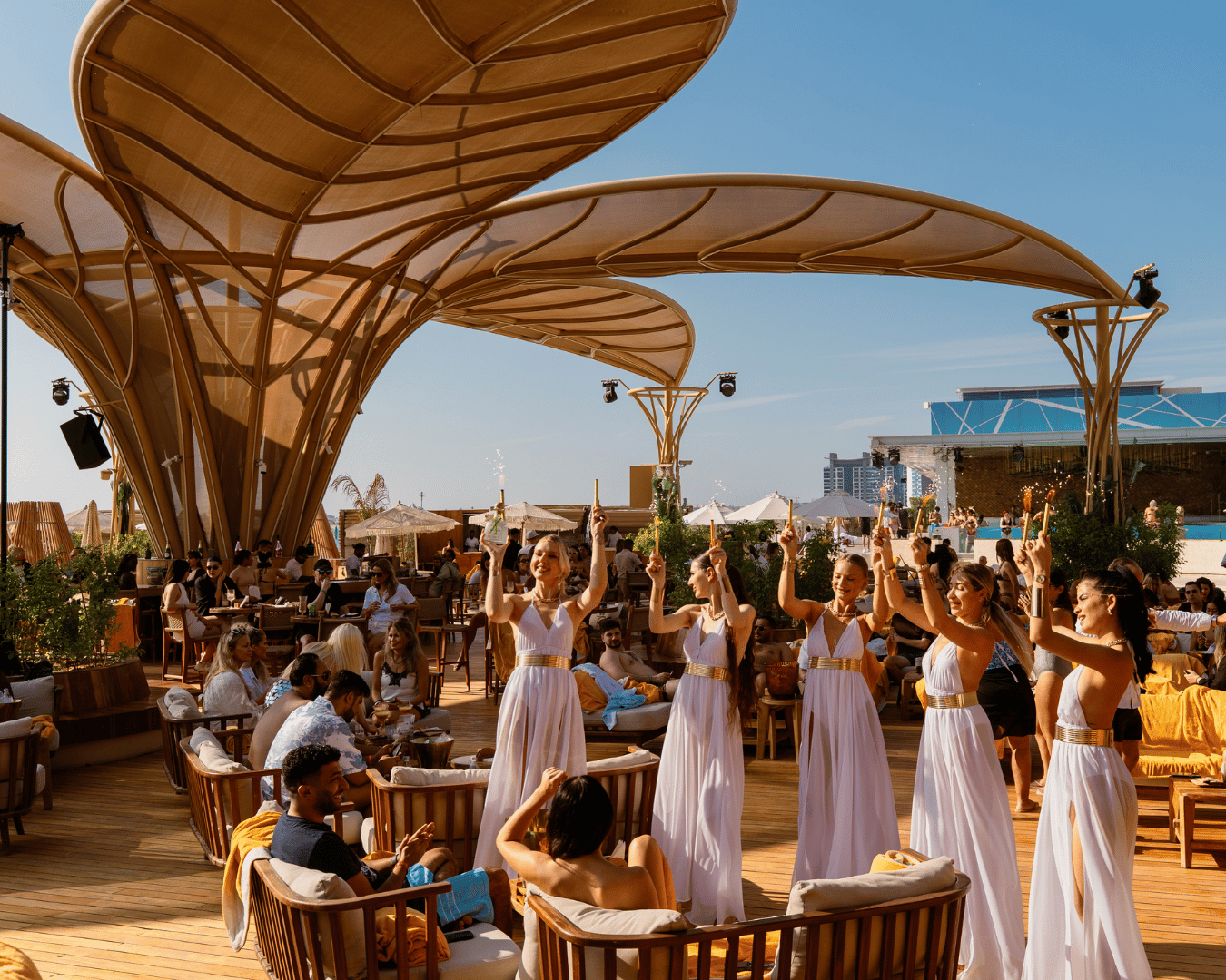 The Best Outdoor Brunches & Pool Parties to Check Out in Dubai This Summer